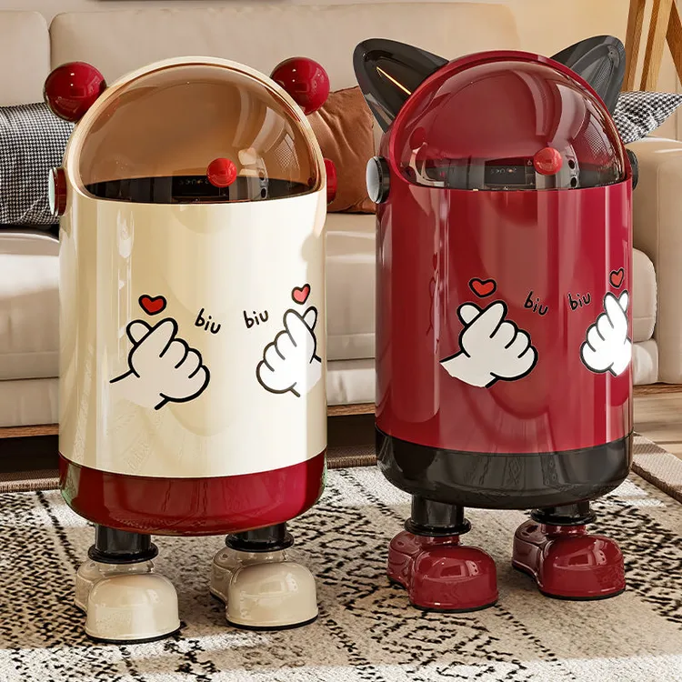 新疆西藏包邮家用2025新款可爱创意卡通客厅卧室高颜值大容量纸篓