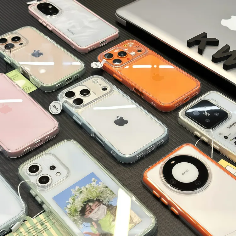 高颜值透色适用iPhone16/17手机壳14苹果15promax小米华为vivoppo商品图