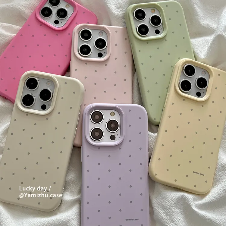趣味小波点适用苹果16手机保护壳iPhone14pro小众日韩16PRO新款13