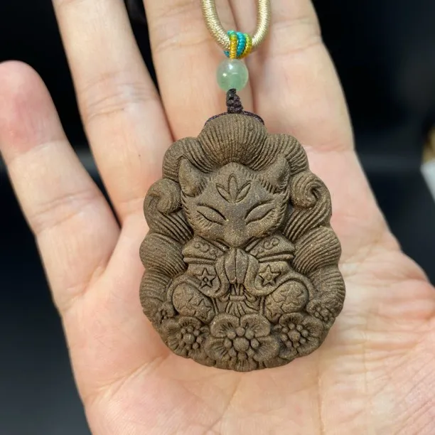 息肌丸狐狸大满配九尾狐桃花神合香牌便携香牌手工九尾狐香牌吊坠