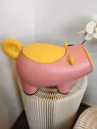 小粉猪收纳坐凳   电器 AL