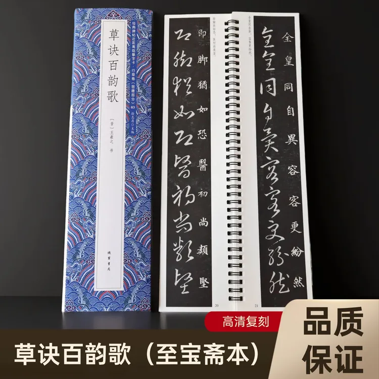 王羲之草诀百韵歌 草书 静文轩近距离临摹字帖