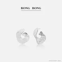 铜合金耳饰 RONGRONG 简约未来美学几何耳环H028895ER10033