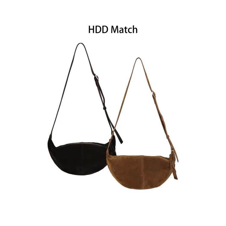 HDD- "包罗万象" 牛皮 简约优质轻奢腋下单肩包 Y8407