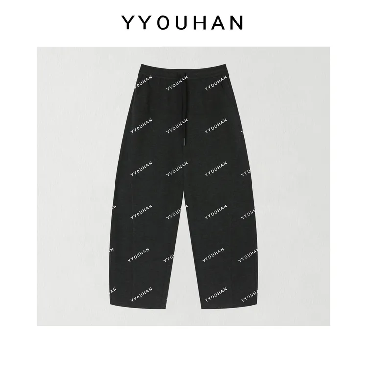 月月 2025秋冬【窄向】立体剪裁简约加绒厚款时尚休闲裤 2510C6496