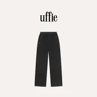 UFFIE于绘 磨毛绣标直筒裤