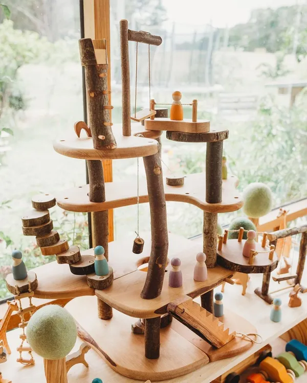 MagicwooD 树屋系列 手工实木玩具 拼搭 想象力智力启蒙 森林树屋