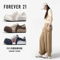 F21内增高保龄球鞋女2025新款秋季爆款超好看丑萌大头运动德训鞋