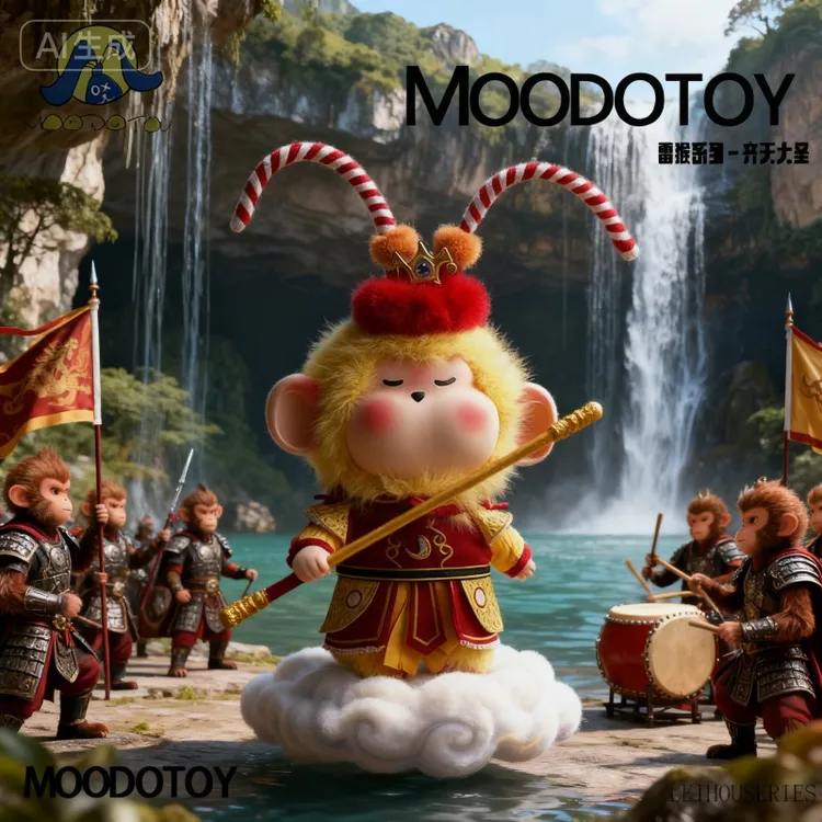 雷猴LEiHOO西游系列中秋节毛绒玩具玩偶盲盒包包挂件毛绒玩偶盲盒