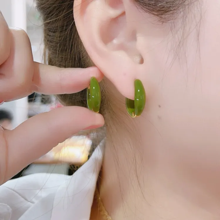 铜合金耳饰 小众简约气质精致轻奢款耳环时尚百搭高级感耳饰794商品图