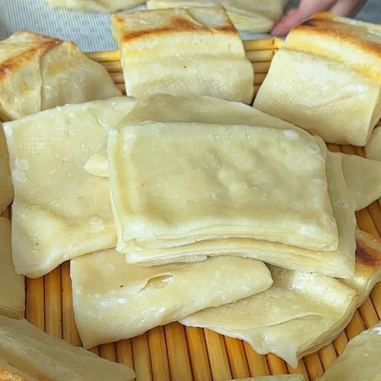 【加热即食】发面千层饼烫面春饼千层烙馍巴巴子花卷馒头早餐半成品