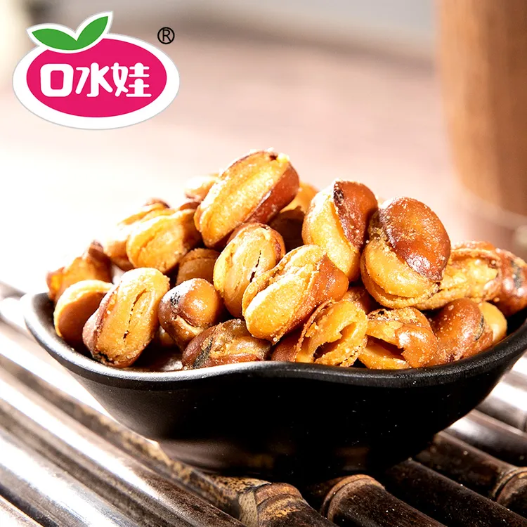 B：口水娃多口味兰花豆328g+72g（新老包装随机发）