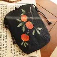 钱皇 香云纱随身小包【维维专属】