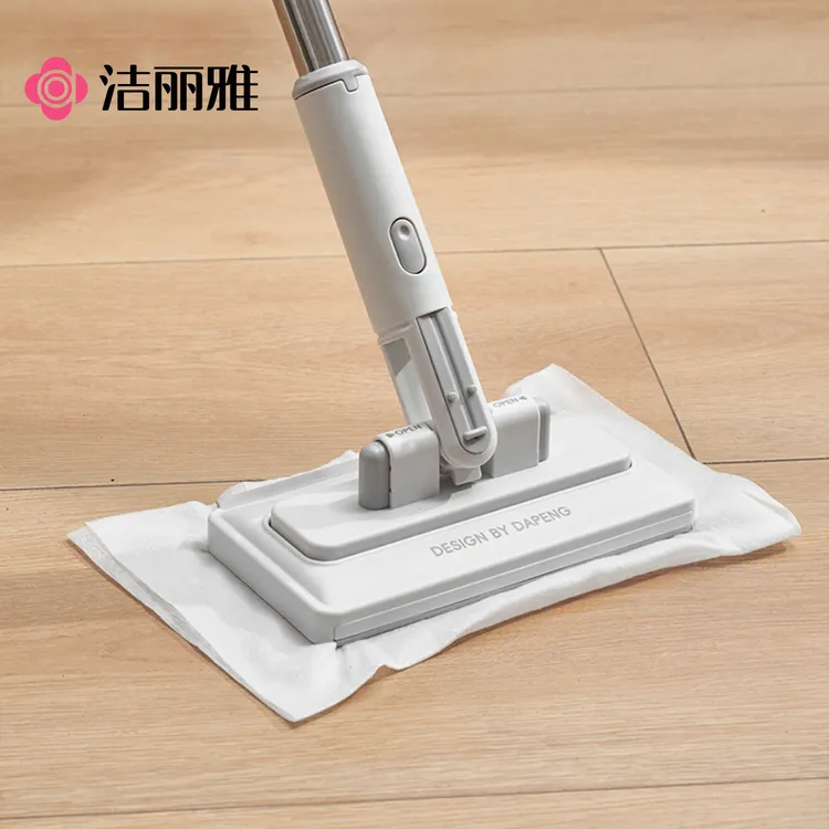 洁丽雅洗脸巾拖把自动可夹抹布迷你小拖把懒人专用多功能拖地l