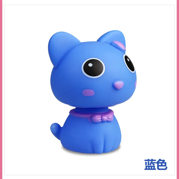 高档车上萌猫汽车摆件 摇头小猫咪弹簧车饰 超可爱卡通内饰精品