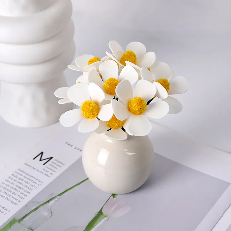 【直播】紫罗兰香皂花肥皂花五瓣花鲜花花束包装diy材料仿真干花瓣