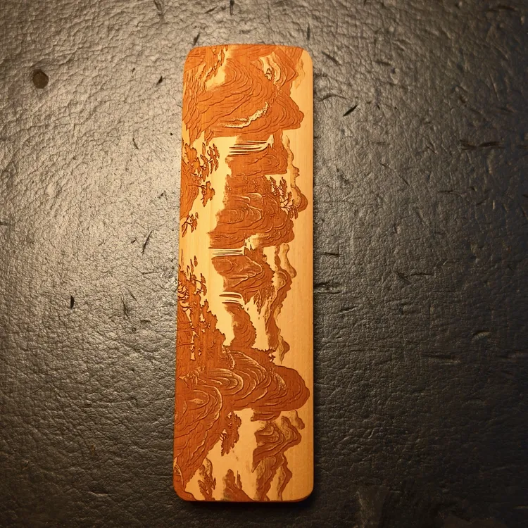 (批发)精品玉竹根雕---创意留青(见山/山水）