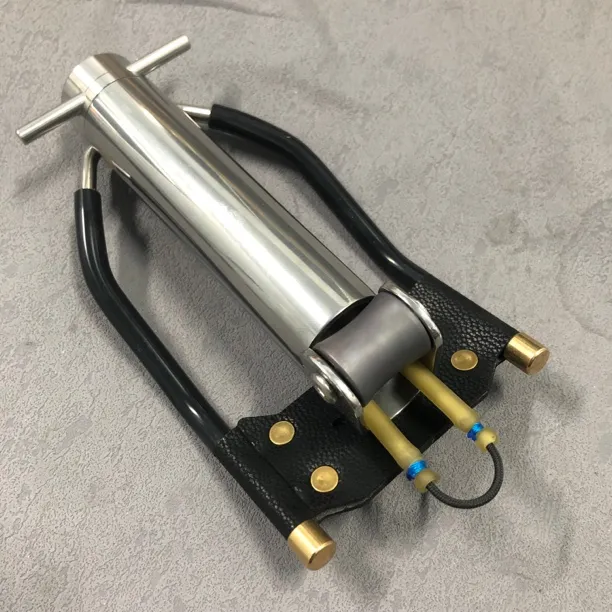 新款海派升级版钛合金滑轮单卡弹弓户外腕托渔具配件精准