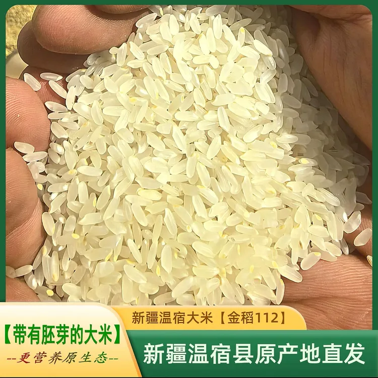 【留胚米】2025年新疆温宿大米【保留85%以上胚芽】新米现碾不抛光