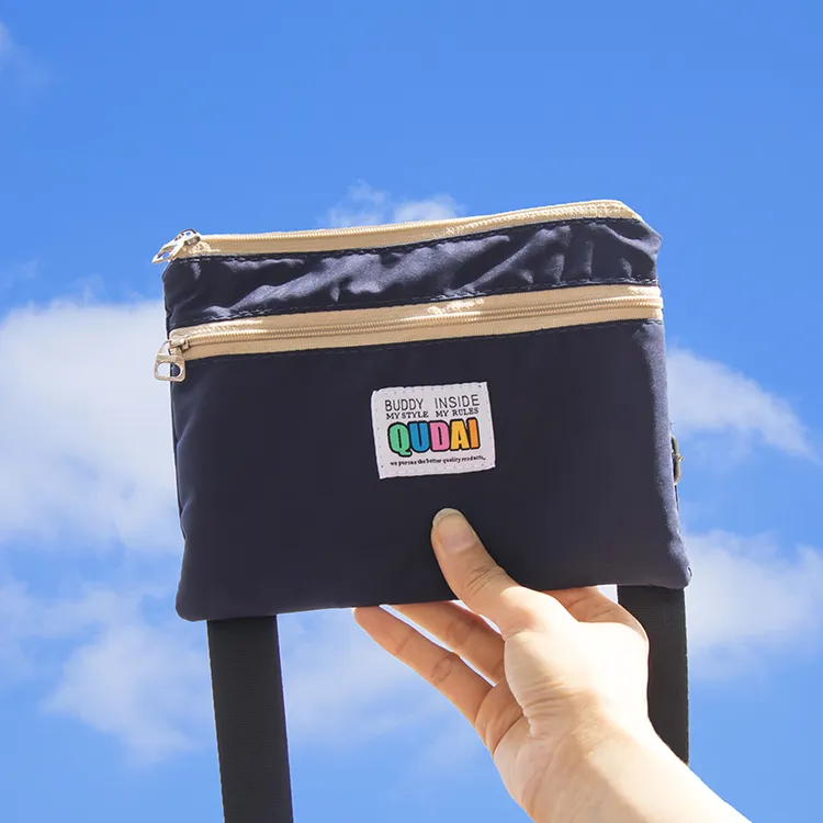 百搭单肩包包女2025新款潮夏季韩版简约横款拉链迷你布包斜挎小包