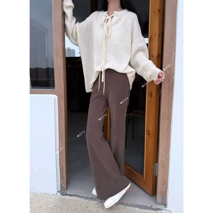 PCNY「蓄热温温裤」冬季新款小众女装时尚休闲裤