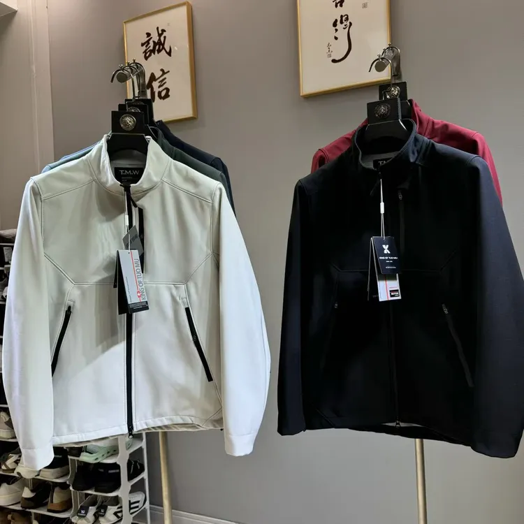 迪家同款 男士秋冬户外机能防水防风立领工装夹克外套冲锋衣2616
