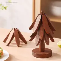 一棵树隔热垫小树林杯垫耐热家用餐桌垫菜垫桌面摆件家庭