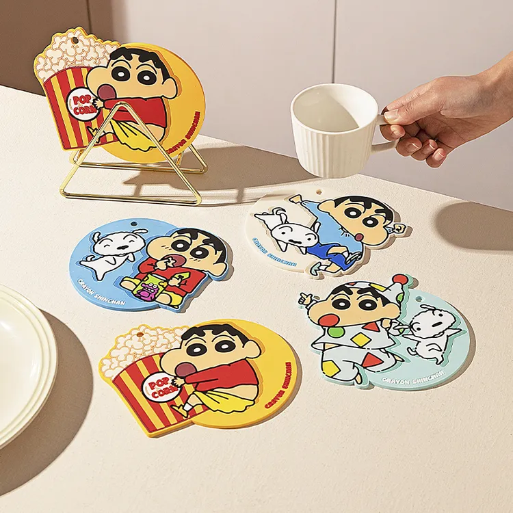 【摩登主妇&蜡笔小新】餐桌隔热垫餐垫防烫垫卡通杯垫碗垫砂锅垫