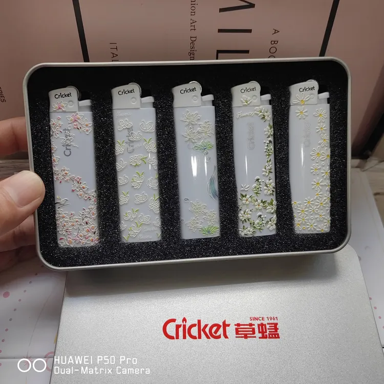 手工diy成品正品Cricket草蜢打火机创意礼盒装礼品打火机