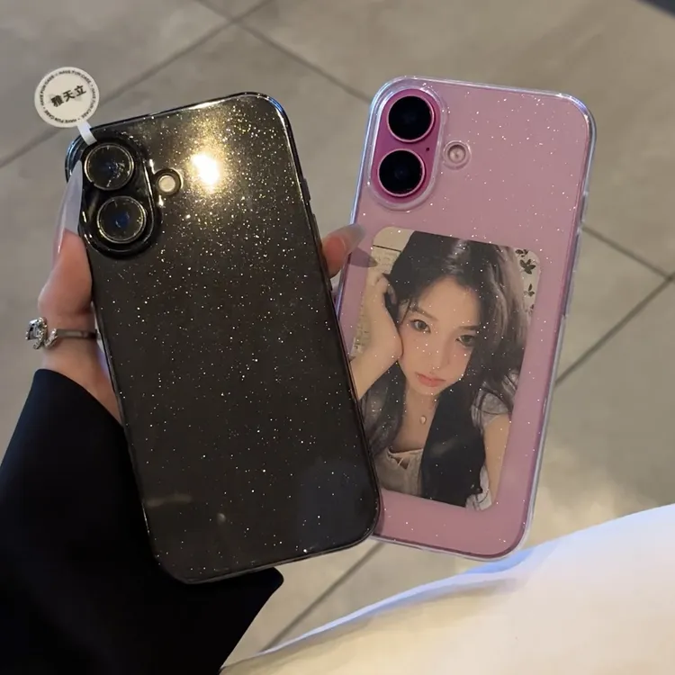 雅天立ins简约高级细闪适用苹果16promax手机壳iPhone13/15/14软