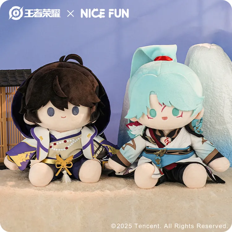 NICEFUN X 王者荣耀 弈星亚连FUN小乖系列坐姿毛绒公仔玩偶娃娃