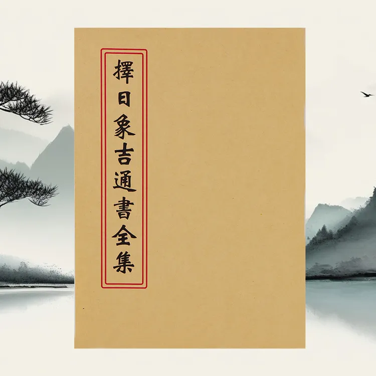 新款胶装58页  择日象吉通书完整版 民间传统文化老师傅必备书籍