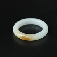 一团和气 | 大传承臻品和田玉高色糖白平安镯A