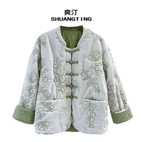 Jokara/丘可儿【好望山】中式气质老钱感复古厚款棉服棉衣外套秋冬