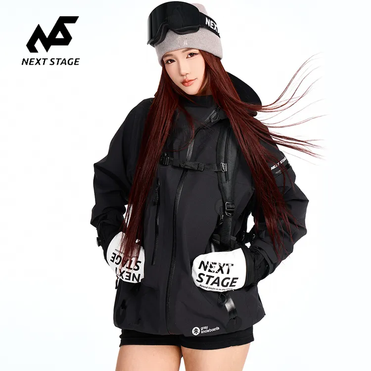 Gray snowborads滑雪服25新款3L专业单双板防水滑雪套