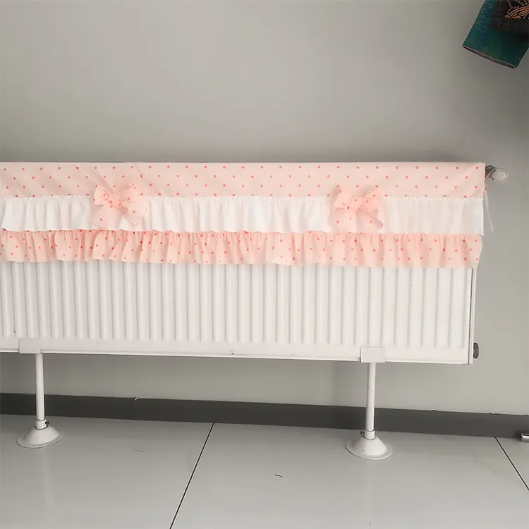 暖气片遮挡盖布纯棉定制新式老式暖气通用田园纯棉四季通用防尘罩