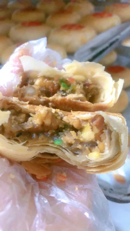 纯手工经典苏式果仁月饼100g/只 江阴特产果仁酥皮月饼        