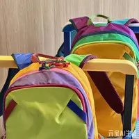 休闲气垫背带双肩背包包轻便嘻哈风简约风户外