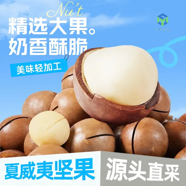夏威夷果新货特大颗粒奶油味奶香酥脆手捏坚果零食休闲源头直销