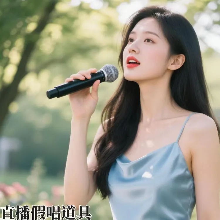 【宠粉福利】对口型唱歌仿真话筒表演道具【假唱 无声假麦】