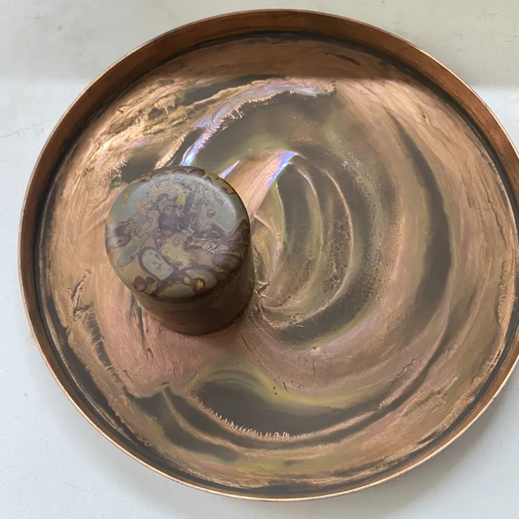 专业修笙用紫铜盘（单铜盘、厚度2.0mm、直径30cm ）