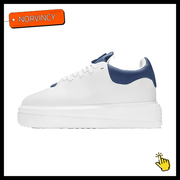 沈腾同款诺凡希冬季情侣小白鞋增高板鞋新款爆款男士防滑百搭男鞋