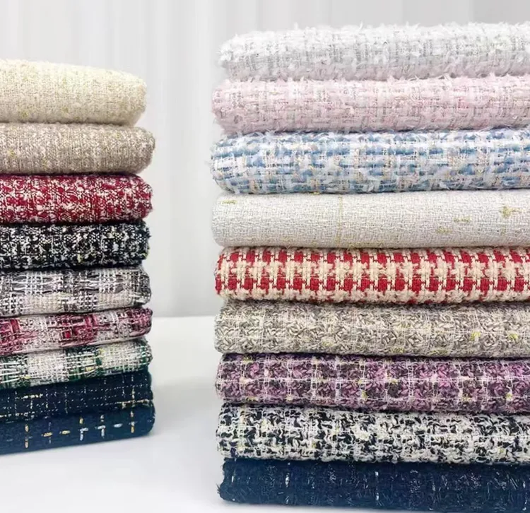 1号车:羽绒服小香风花布里布格子布布料辅料库存布料辅料