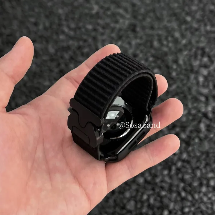 SosaBand降落伞扣原野尼龙适用苹果 S11手表带10AppleiWatchultr3