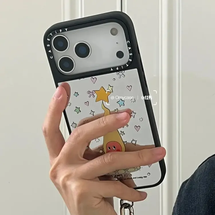 CASE联名舞台中心星星人适用于苹果17Pro Max网红防摔高级感壳16