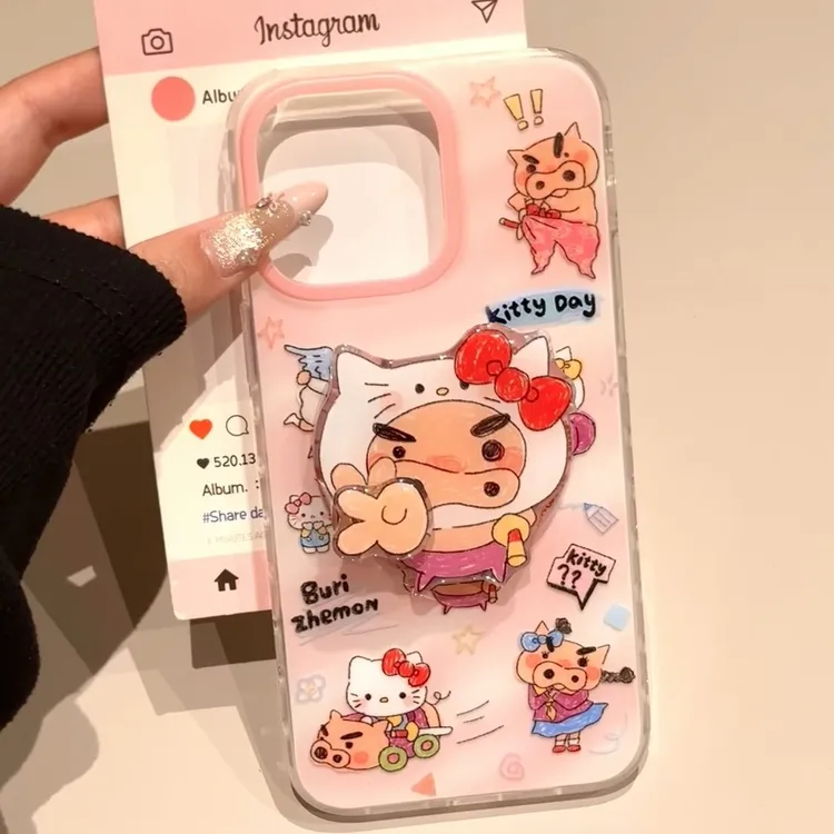 肥嘟嘟凯蒂适用苹果iphone小米15/14/13promax防摔vivo华为oppo