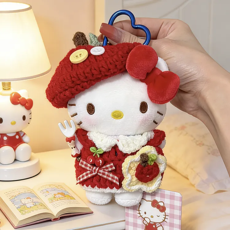 正版【苹果派】HelloKitty可爱少女包包挂件车载摆件钥匙扣圣诞礼物