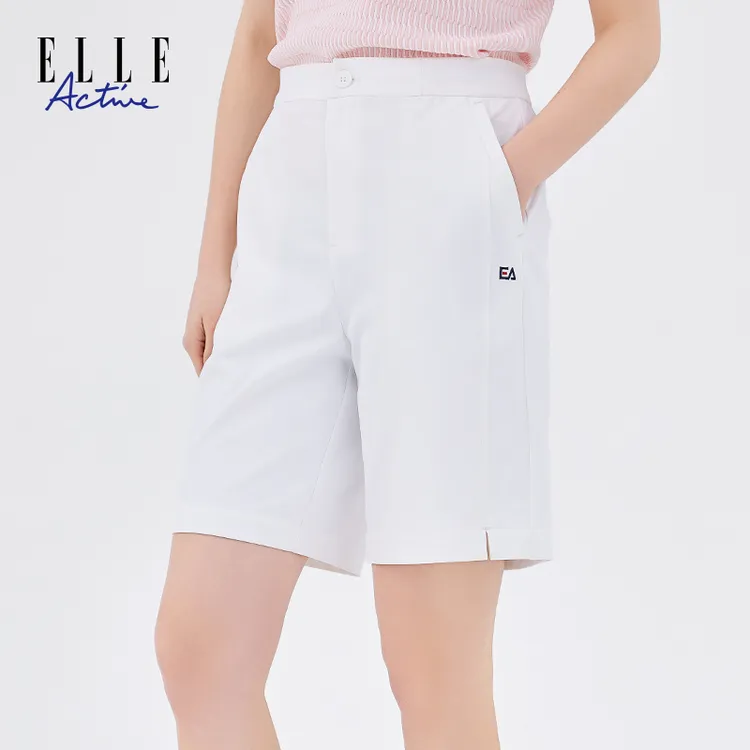ELLE Active夏季新款五分裤运动休闲短裤女舒适时尚宽松百搭裤子