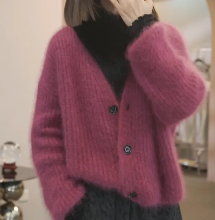 53321175玫瑰粉毛衣桦桦家优选专享链接Q-674