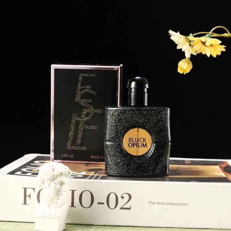 黑鸦片香水女士持久atir高级学生经典淡香50ml送礼佳品【新疆包邮】
